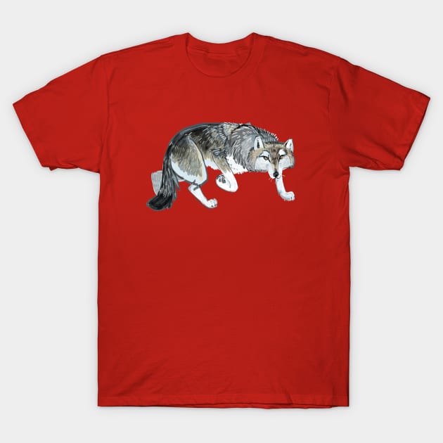 Ezo Wolf Hattai T-Shirt by belettelepink